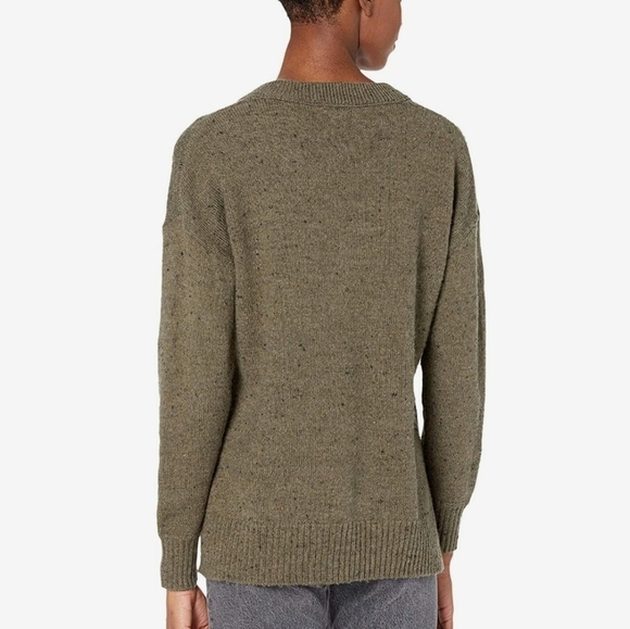 NWT‎ Madewell Donegal Bartlett V-Neck Pullover Sweater Forest Green XXS - Picture 8 of 8